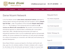 Tablet Screenshot of darsenizami.net